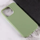 Силиконовый чехол Candy для Apple iPhone 13 Pro Max (6.7") Фисташковый