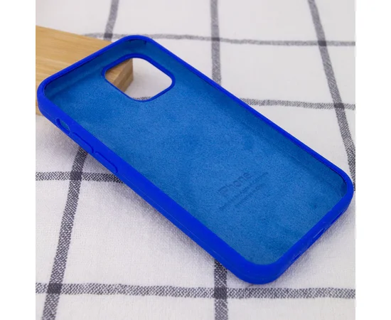Чехол Silicone Case Full Protective (AA) для Apple iPhone 13 Pro Max (6.7") Синий / Shiny blue