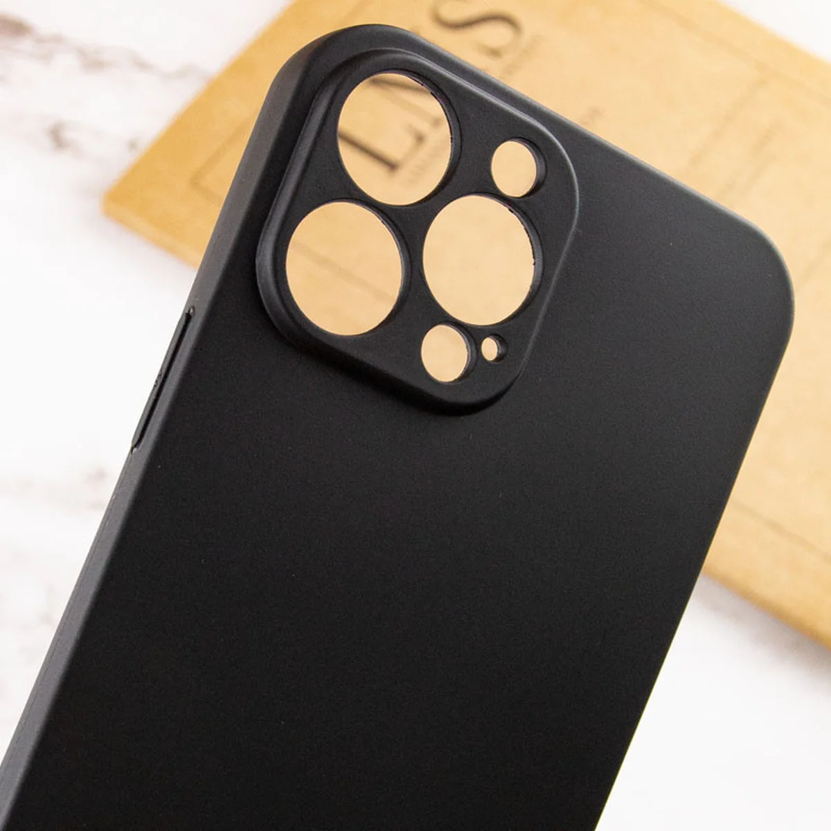 Чехол TPU Epik Black Full Camera для Apple iPhone 13 Pro Max (6.7") Черный