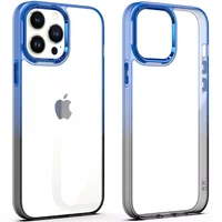 Чехол TPU+PC Fresh sip series для Apple iPhone 13 Pro Max (6.7") Черный / Синий