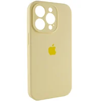 Чохол Silicone Case Full Camera Protective (AA) Apple iPhone 13 Pro Max (6.7") Жовтий / Mellow Yellow