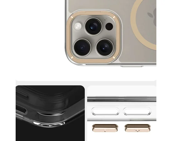 Чехол TPU Space Case Apex with MagSafe для Apple iPhone 13 Pro Max / 14 Pro Max (6.7") Gold