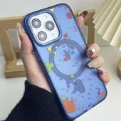 Чехол TPU+PC Flush with MagSafe для Apple iPhone 13 Pro Max (6.7") Dark blue