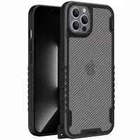 Чехол TPU+PC TRAVEL Carbon для Apple iPhone 13 Pro Max (6.7") Черный