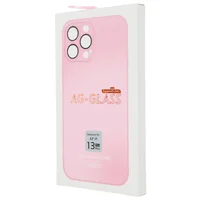 Чехол TPU+Glass Sapphire matte case для Apple iPhone 13 Pro Max (6.7") Chanel Pink