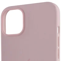 Чохол Silicone case (AAA) full with Magsafe для Apple iPhone 13 Pro Max (6.7") Рожевий / Chalk Pink