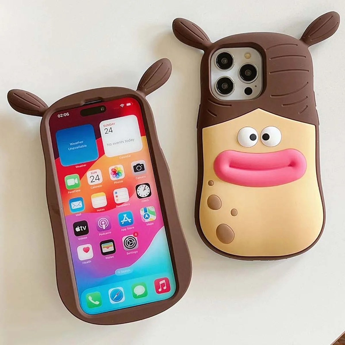Силіконовий чохол Funny 3D для Apple iPhone 13 Pro Max (6.7") He