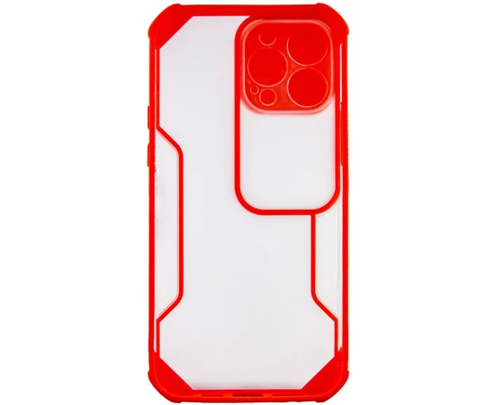 Чехол Camshield matte Ease TPU со шторкой для Apple iPhone 13 Pro Max (6.7") Красный