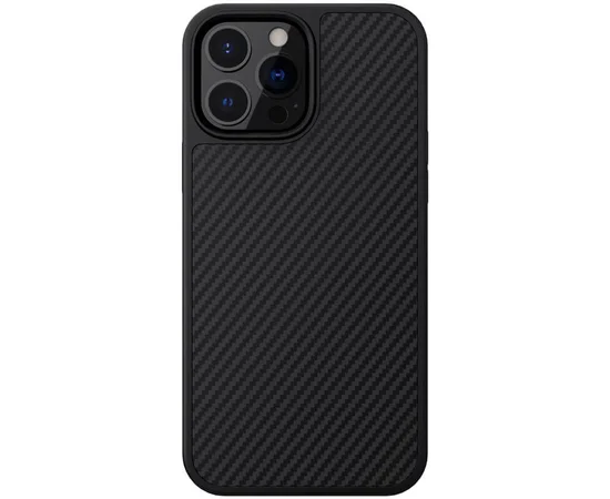 Карбоновая накладка Nillkin Synthetic Fiber series для Apple iPhone 13 Pro Max (6.7") Черный