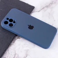 TPU+Glass чохол Matte Candy Full camera для Apple iPhone 13 Pro Max (6.7") Синій