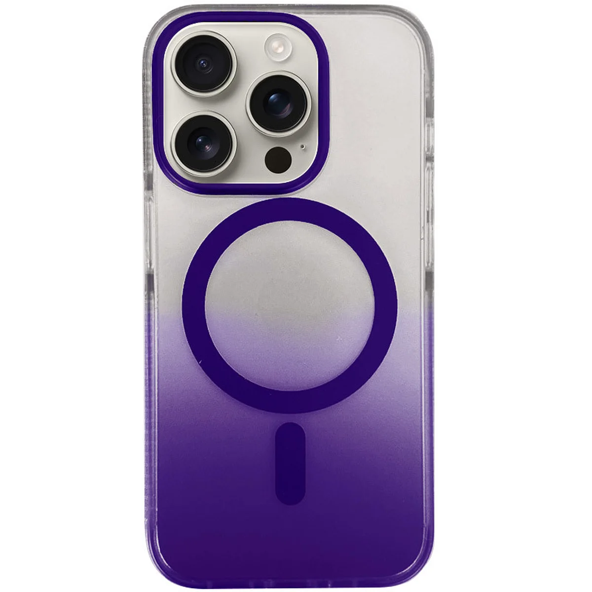 Чехол TPU+PC Phantom with MagSafe для Apple iPhone 13 Pro Max (6.7") Purple