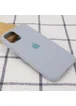 Чехол Silicone Case Full Protective (AA) для Apple iPhone 13 Pro Max (6.7") Серый / Mist Blue