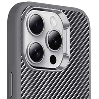 Чехол TPU+PC Carbon with MagSafe для Apple iPhone 13 Pro Max (6.7") Grey