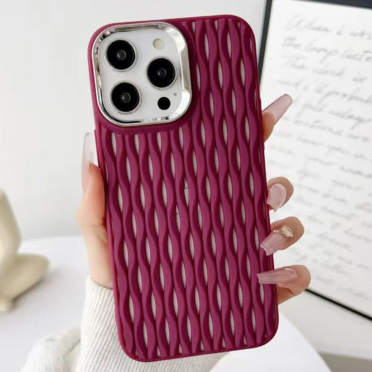 Чехол TPU Ribbio для Apple iPhone 13 Pro Max (6.7") Red