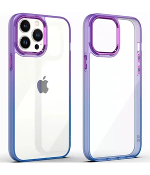 Чохол TPU+PC Fresh sip series для Apple iPhone 13 Pro Max (6.7") Синій / Фіолетовий