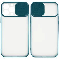 Чехол Camshield mate TPU со шторкой для камеры для Apple iPhone 13 Pro Max (6.7") Зеленый