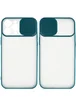Чехол Camshield mate TPU со шторкой для камеры для Apple iPhone 13 Pro Max (6.7") Зеленый
