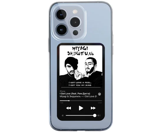 TPU чехол Music style для Apple iPhone 13 Pro Max (6.7") Miyagi