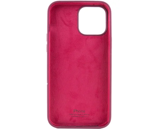Чехол Silicone Case Full Protective (AA) для Apple iPhone 13 Pro Max (6.7") Бордовый / Plum