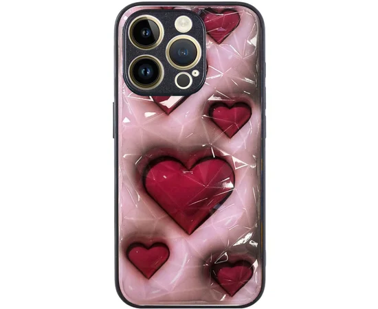 TPU+PC чехол Prisma Plushie для Apple iPhone 13 Pro Max (6.7") Hearts