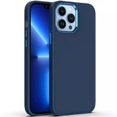 TPU чехол Bonbon Metal Style для Apple iPhone 13 Pro Max (6.7") Синий / Cosmos blue