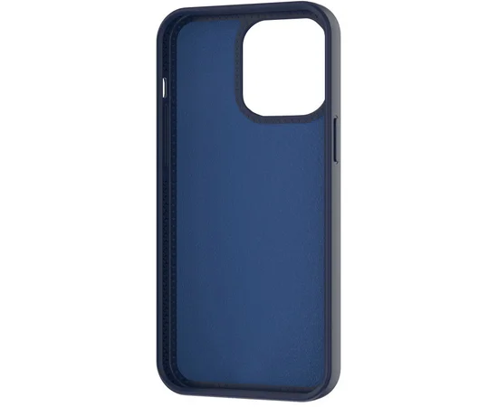 Чехол Silicone Case Full Protective NO LOGO with Ring для Apple iPhone 13 Pro Max (6.7") Dark Blue