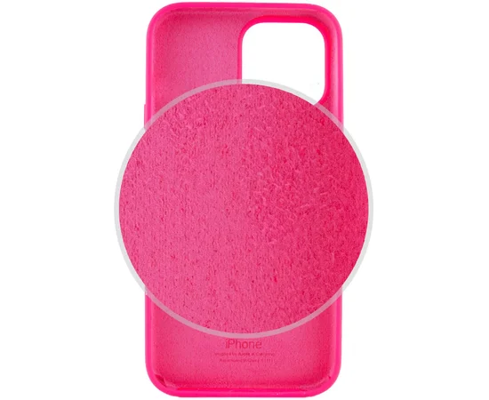 Чехол Silicone Case Full Protective (AA) для Apple iPhone 13 Pro Max (6.7") Розовый / Barbie pink