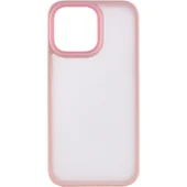 TPU+PC чехол Metal Buttons для Apple iPhone 13 Pro Max (6.7") Розовый