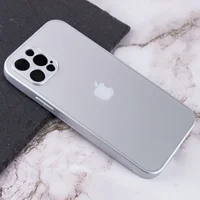 TPU+Glass чехол Matte Candy Full camera для Apple iPhone 13 Pro Max (6.7") Белый