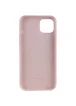 Чехол Silicone case (AAA) full with Magsafe для Apple iPhone 13 Pro Max (6.7") Розовый / Chalk Pink