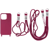 Чехол TPU two straps California для Apple iPhone 13 Pro Max (6.7") Красный / Rose Red