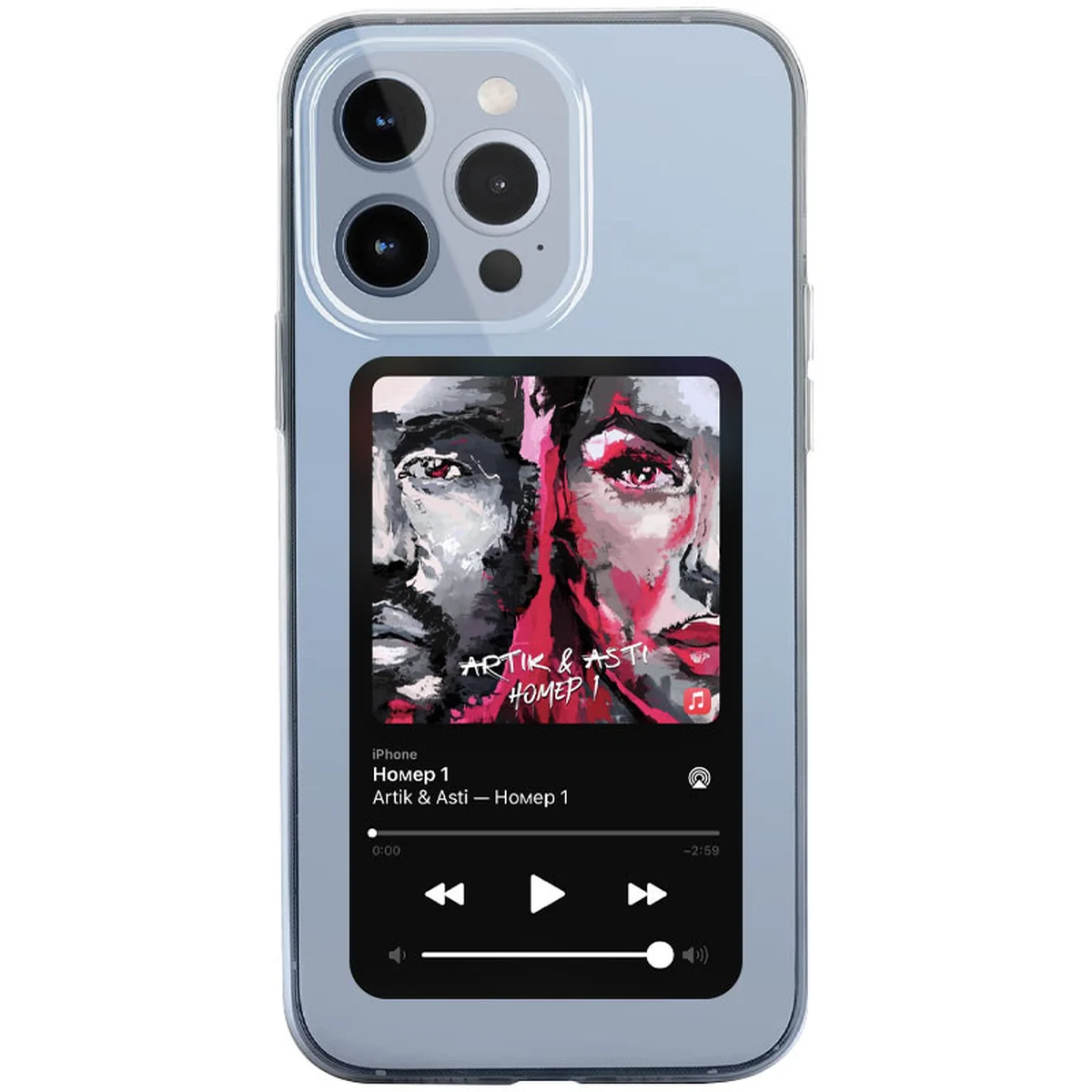 TPU чохол Music style для Apple iPhone 13 Pro Max (6.7") Artik & Asti
