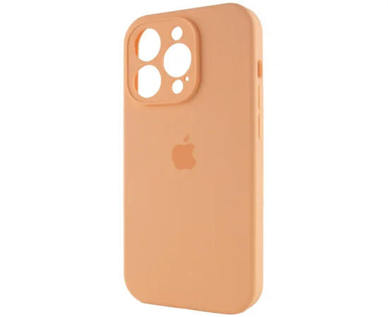 Чехол Silicone Case Full Camera Protective (AA) для Apple iPhone 13 Pro Max (6.7") Оранжевый / Cantaloupe