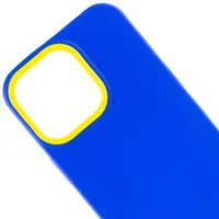 Чехол TPU+PC Bichromatic для Apple iPhone 13 Pro Max (6.7") Navy Blue / Yellow