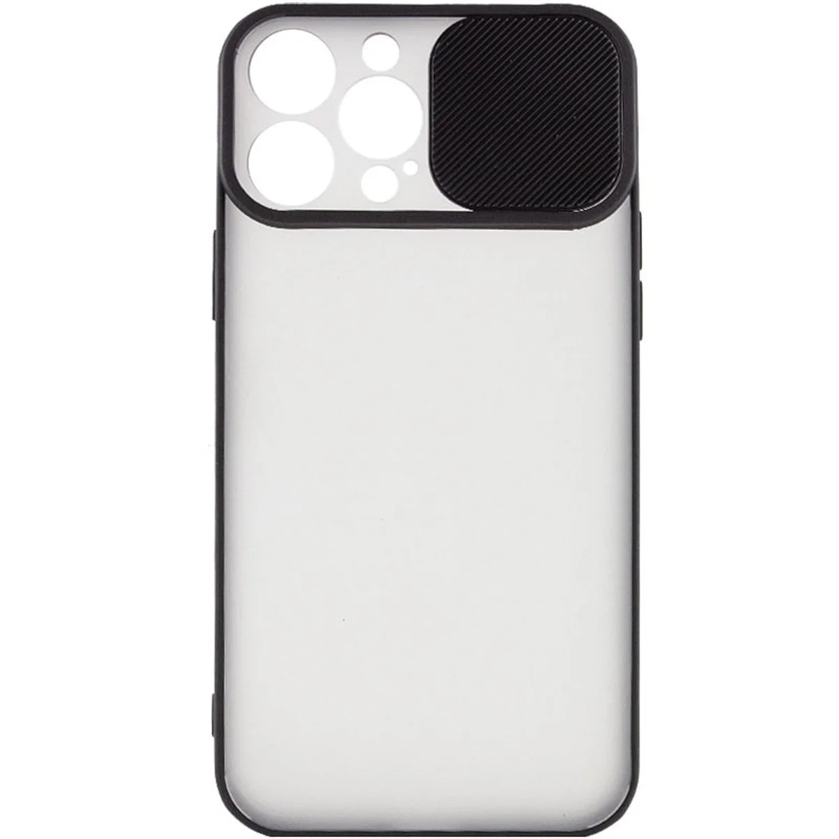 Чехол Camshield mate TPU со шторкой для камеры для Apple iPhone 13 Pro Max (6.7") Черный