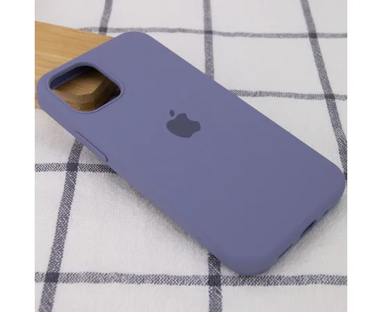 Чехол Silicone Case Full Protective (AA) для Apple iPhone 13 Pro Max (6.7") Серый / Lavender Gray