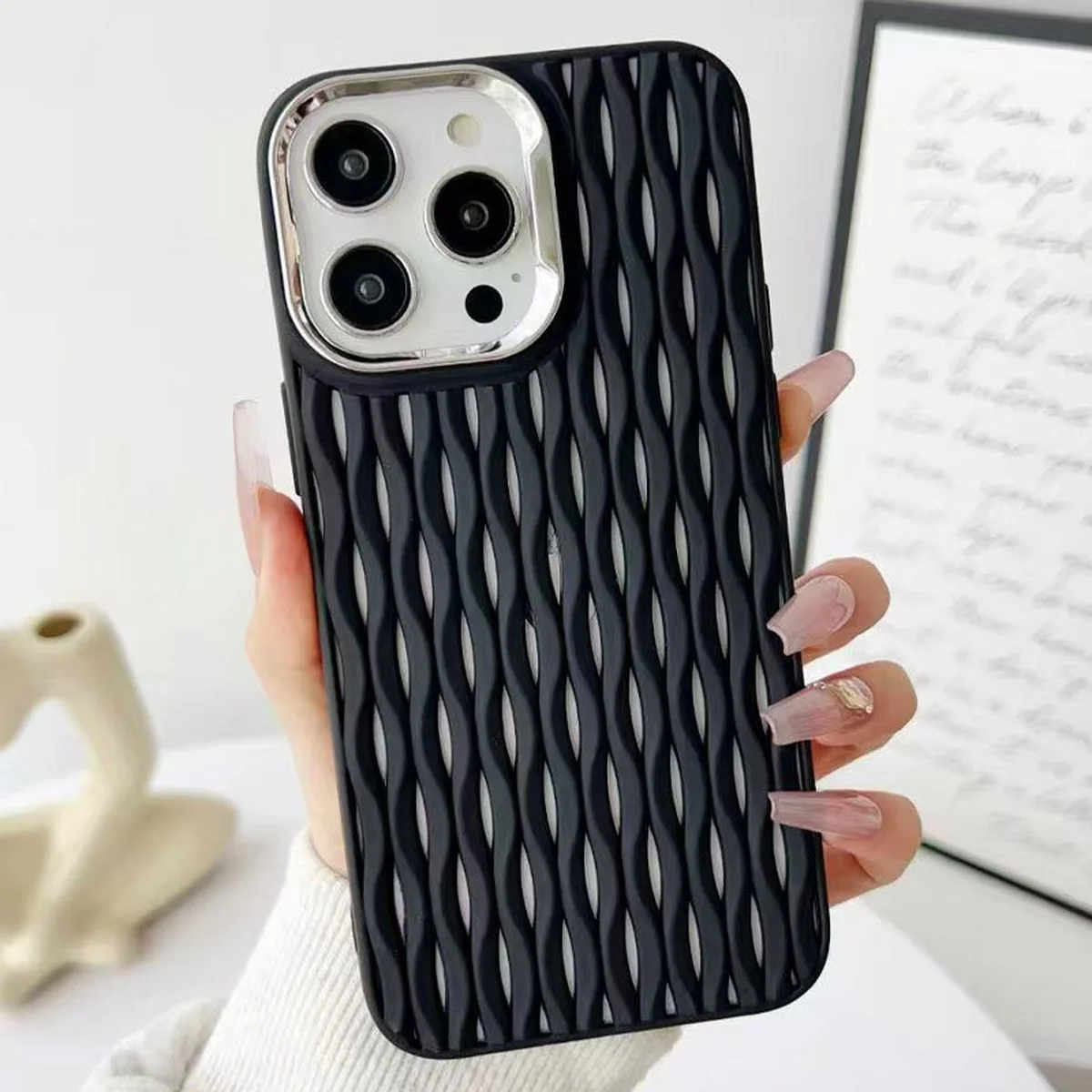 Чехол TPU Ribbio для Apple iPhone 13 Pro Max (6.7") Black