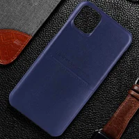 Кожаная накладка G-Case Cardcool Series для Apple iPhone 13 Pro Max (6.7") Синий