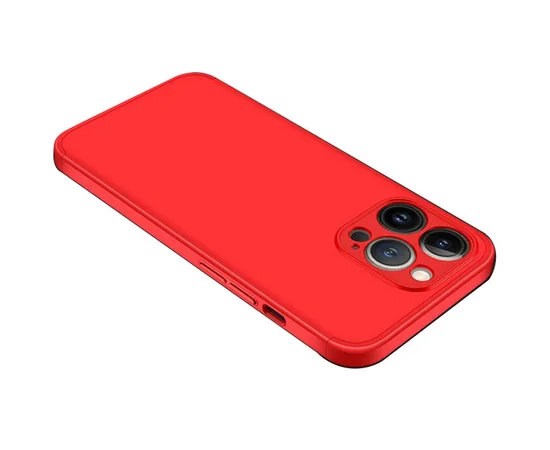 Пластиковая накладка GKK LikGus 360 градусов (opp) для Apple iPhone 13 Pro Max (6.7") Красный