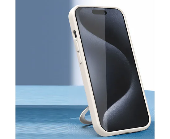 Чохол Silicone Case Full Protective NO LOGO with Ring для Apple iPhone 13 Pro Max (6.7") Pink