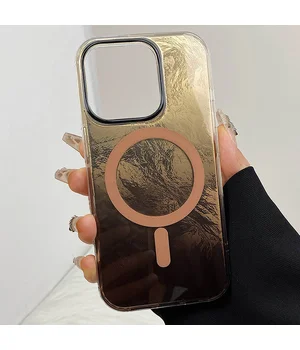 Чехол TPU Shiny Mountain (MagFit) для Apple iPhone 13 Pro Max (6.7") Chocolate