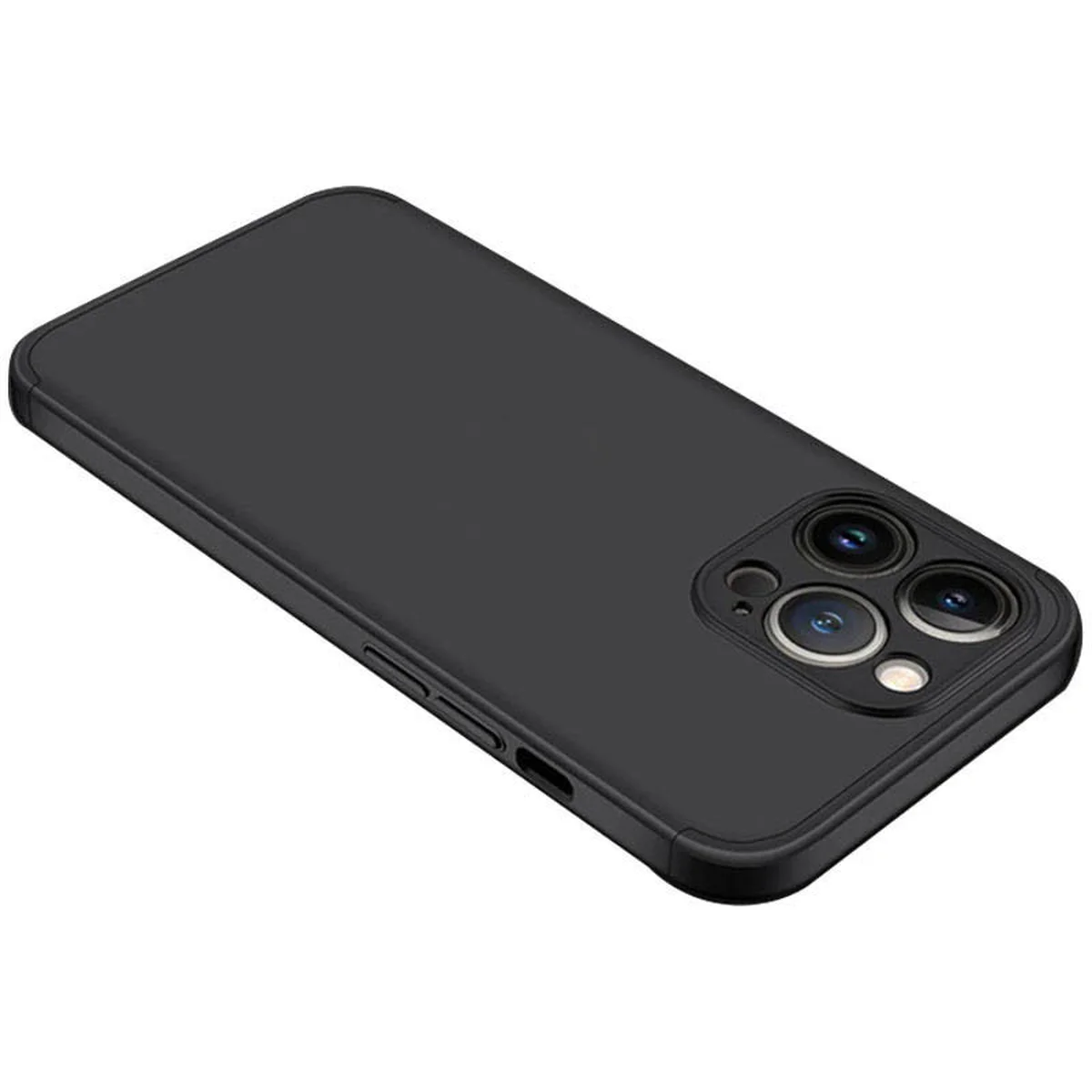 Пластиковая накладка GKK LikGus 360 градусов (opp) для Apple iPhone 13 Pro Max (6.7") Черный