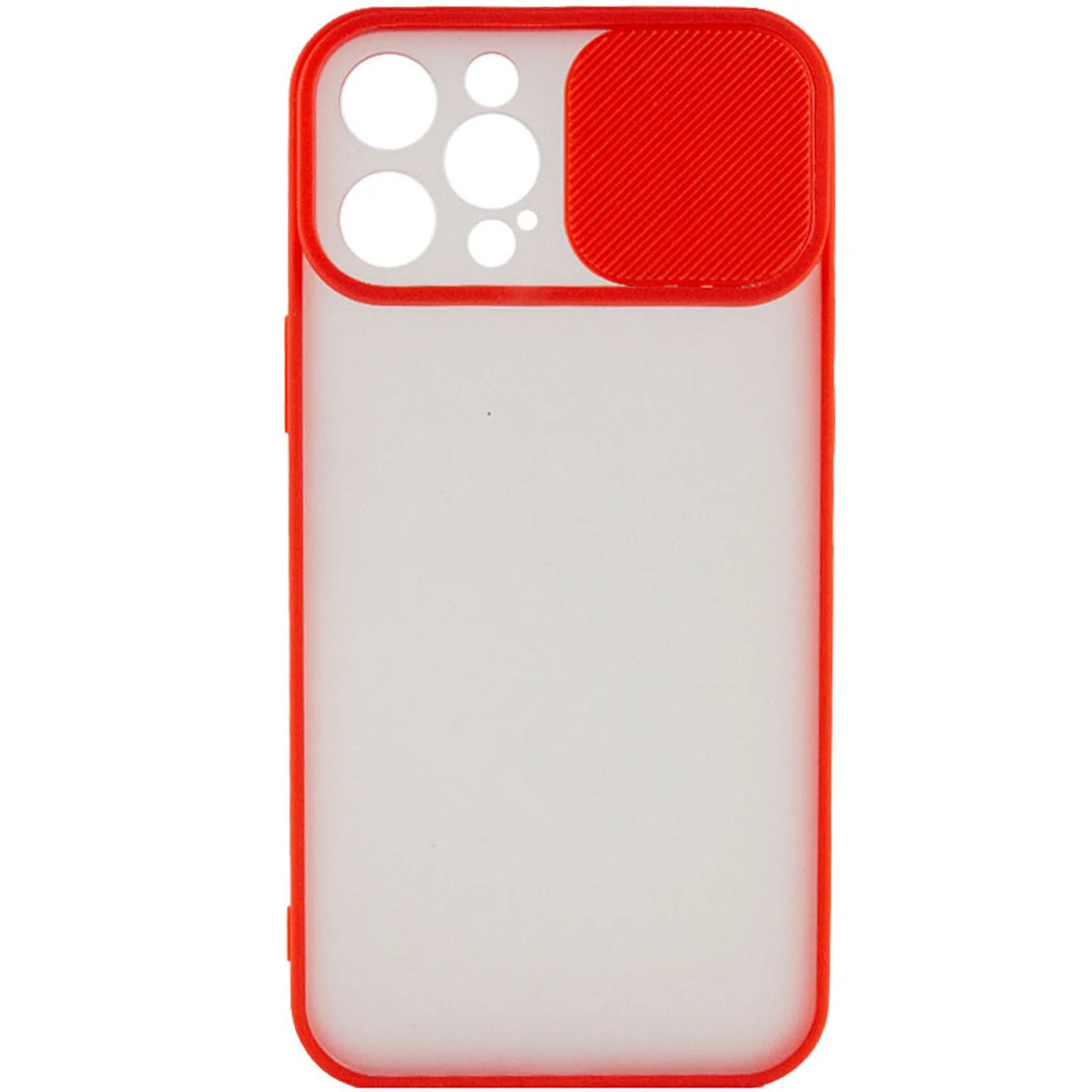 Чохол Camshield mate TPU із шторкою для камери для Apple iPhone 13 Pro Max (6.7") Червоний