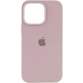 Чехол Silicone Case (AA) Logo with MagSafe для Apple iPhone 13 Pro Max (6.7") Серый / Lavender