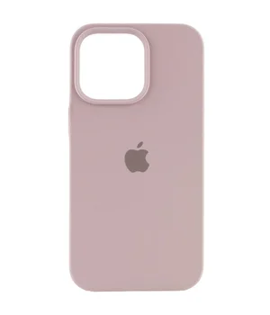Чохол Silicone Case (AA) Logo with MagSafe Apple iPhone 13 Pro Max (6.7") Сірий / Lavender