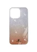 TPU+Glass чехол Swarovski для Apple iPhone 13 Pro Max (6.7") Оранжевый