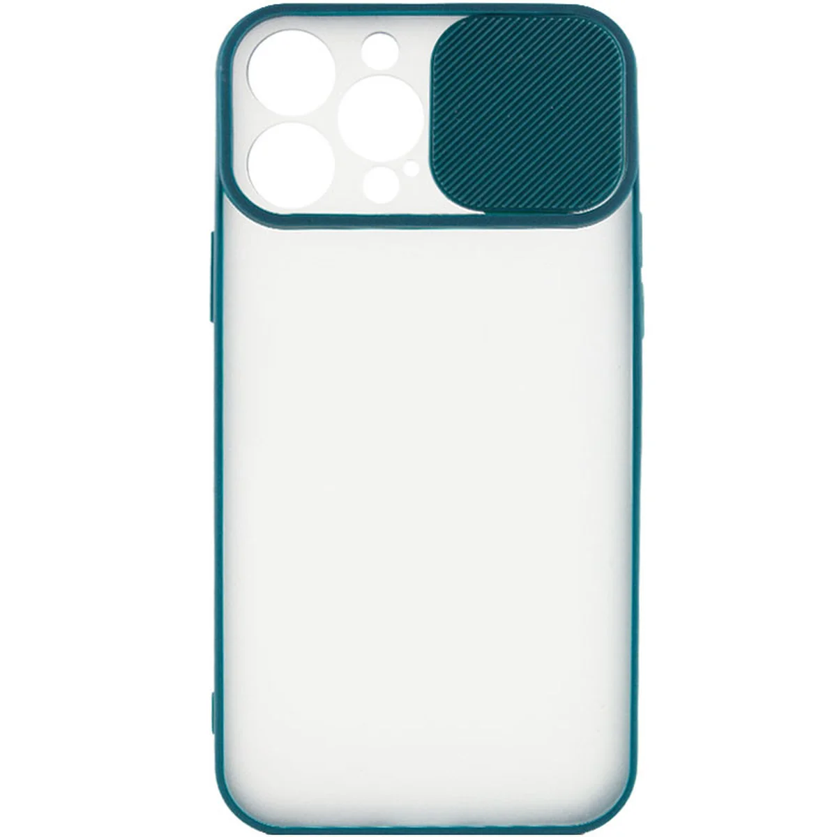 Чехол Camshield mate TPU со шторкой для камеры для Apple iPhone 13 Pro Max (6.7") Зеленый