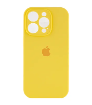 Чохол Silicone Case Full Camera Protective (AA) Apple iPhone 13 Pro Max (6.7") Жовтий / Yellow