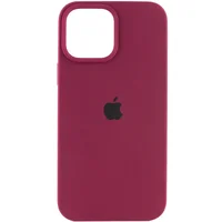 Чехол Silicone Case Full Protective (AA) для Apple iPhone 13 Pro Max (6.7") Бордовый / Maroon
