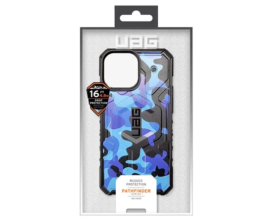 Удароміцний чохол UAG Pathfinder with MagSafe Camo для Apple iPhone 13 Pro Max (6.7") Синій